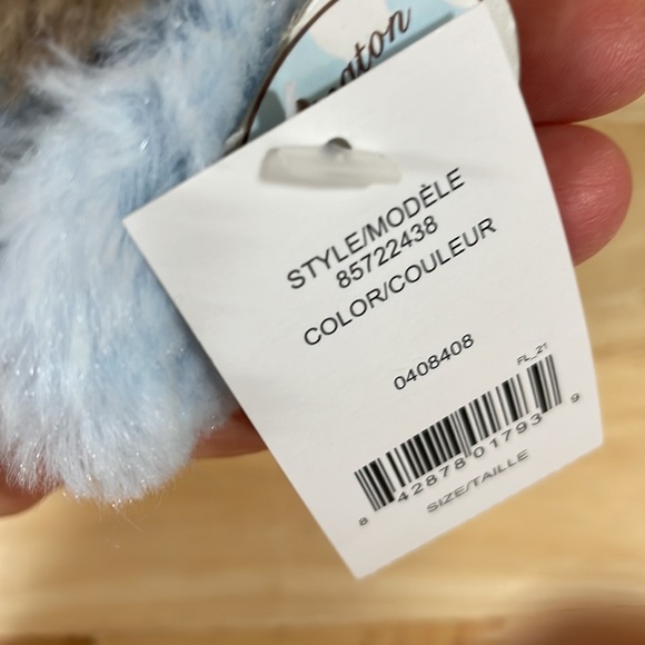 Bearington Bear Baby Collection Lil’ Waggles Rattle Blue - Picture 5 of 5